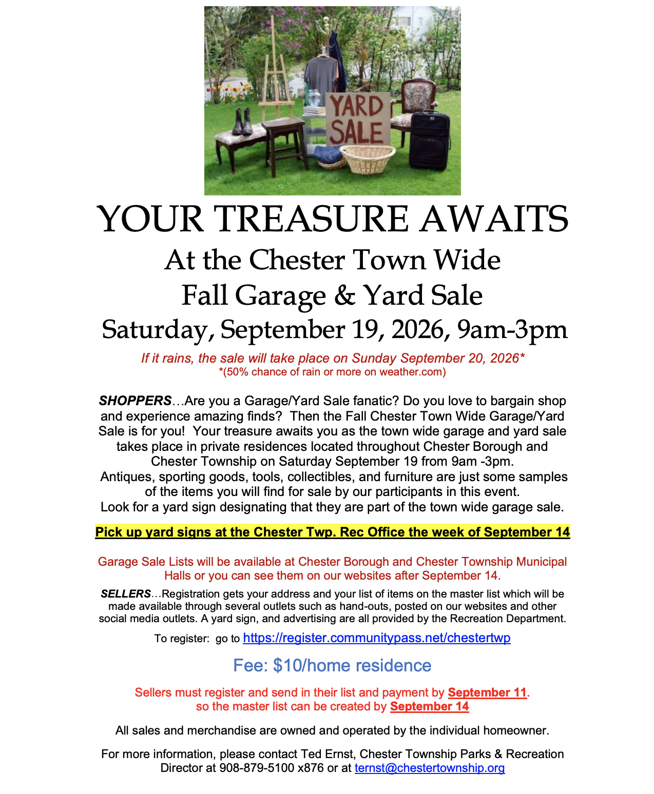 yard sale